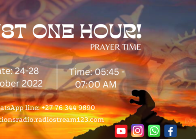 Just One Hour Prayer