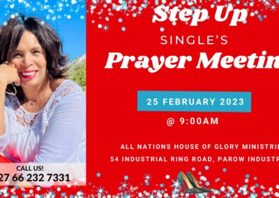 Step Up Single’s Prayer Meeting